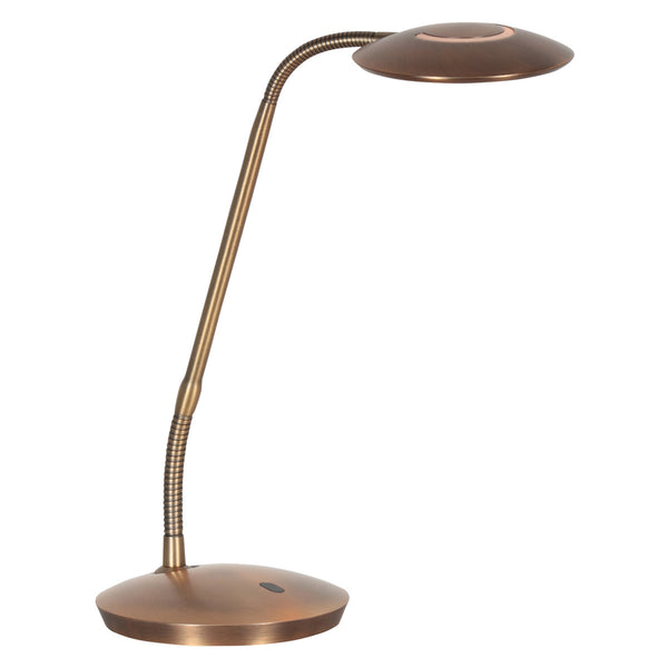 Bronzen tafellamp zenith 2 4397br modern en verstelbaar