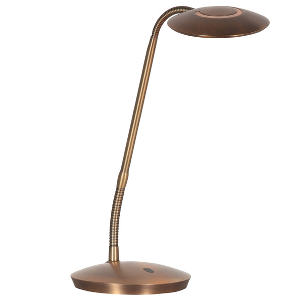 Bronzen tafellamp zenith 2 4397br modern en verstelbaar