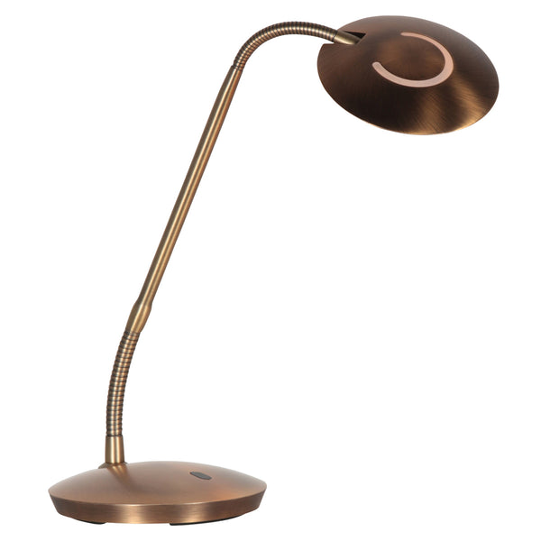 Bronzen tafellamp zenith 2 4397br modern en verstelbaar