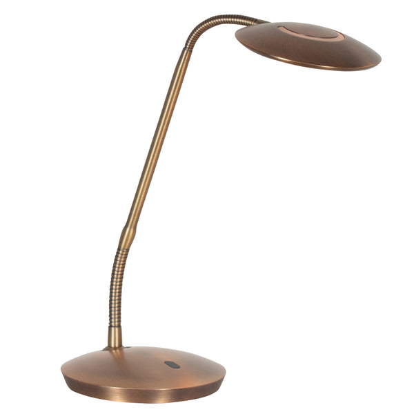 Bronzen tafellamp zenith 2 4397br modern en verstelbaar
