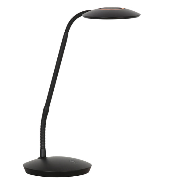 Zwarte tafellamp zenith 2 4397zw modern en verstelbaar