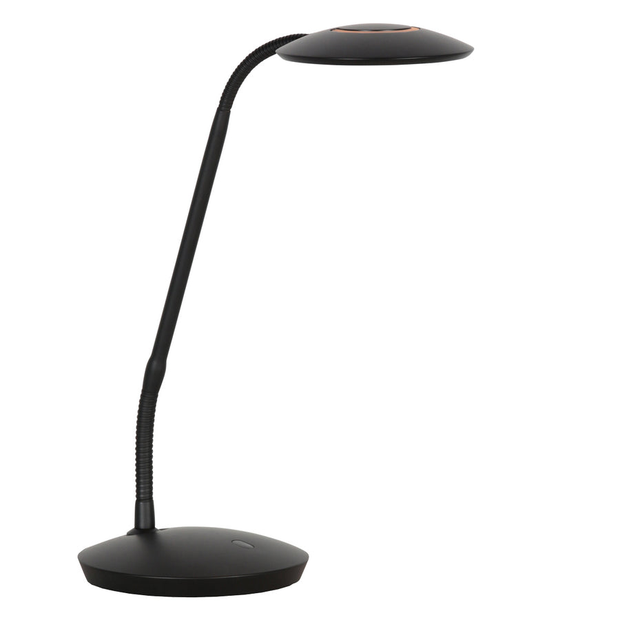 Zwarte tafellamp zenith 2 4397zw modern en verstelbaar