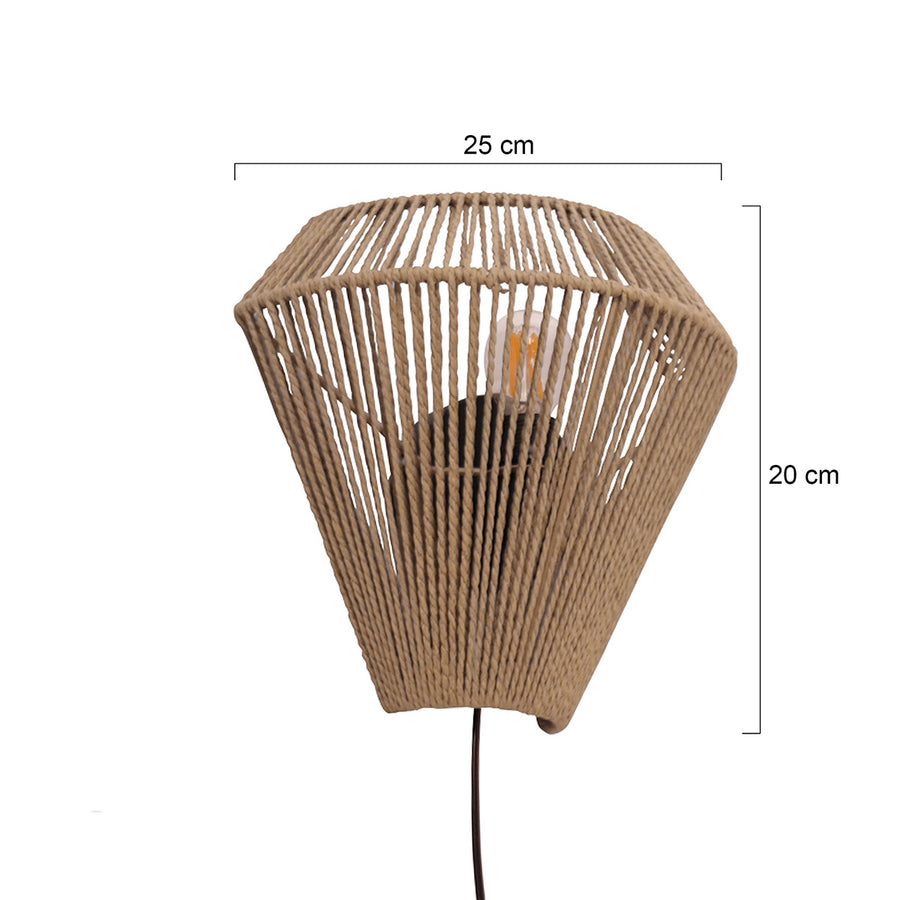 Ropex 4399cr – touw wandlamp met scandinavische sfeer