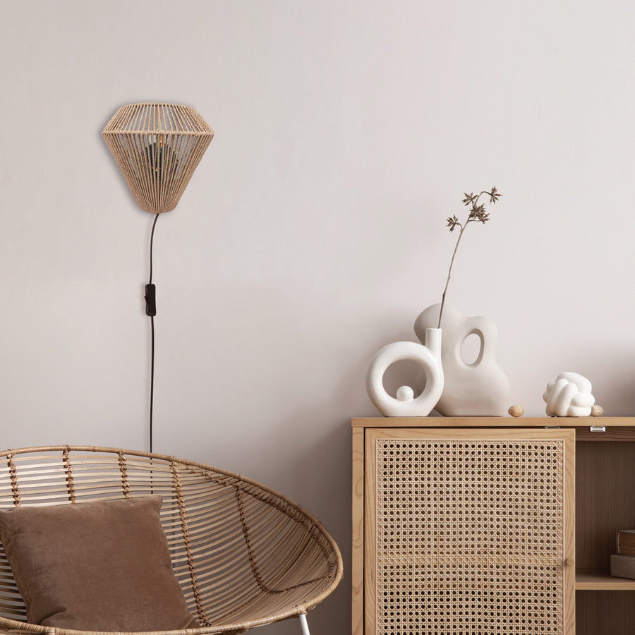 Ropex 4399cr – touw wandlamp met scandinavische sfeer
