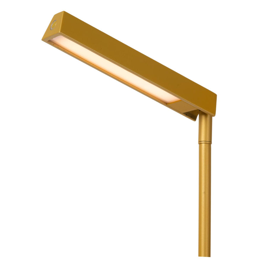 Lucide LAVALE dimbare LED-leesvloerlamp 3 W, okergeel