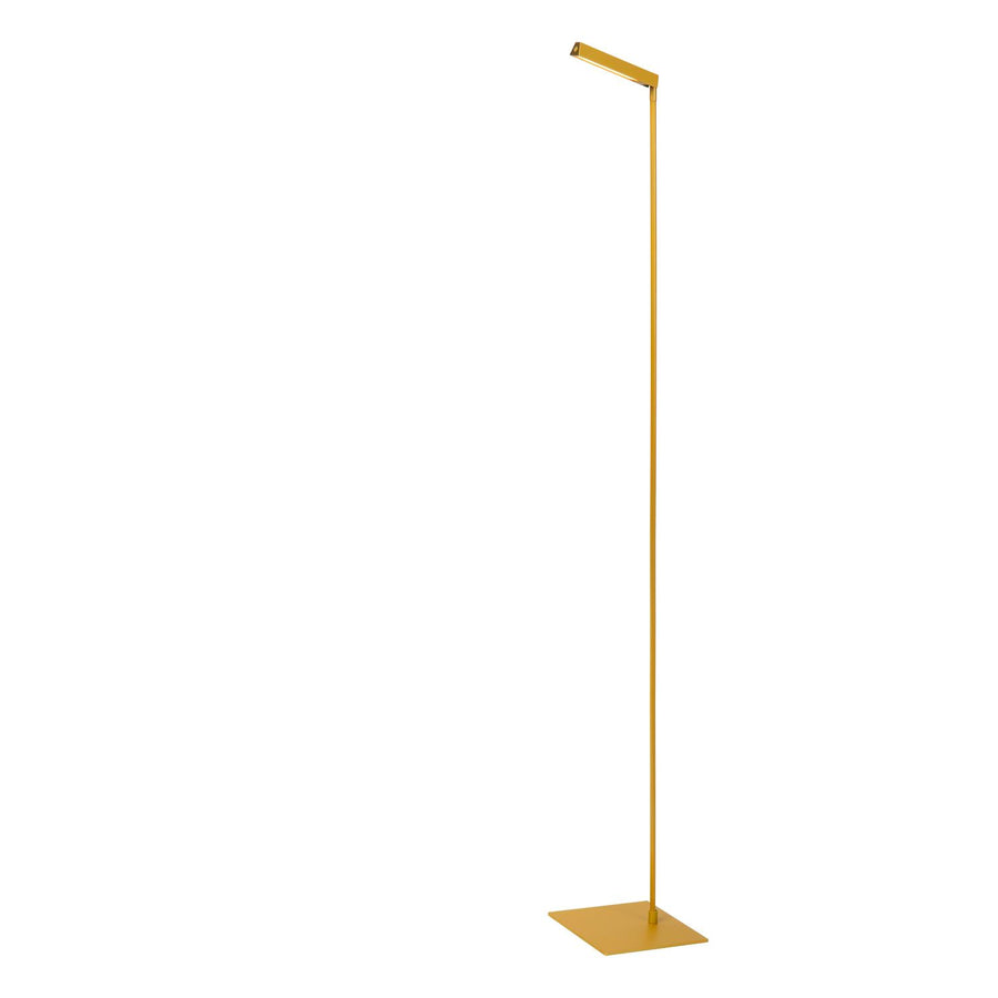 Lucide LAVALE dimbare LED-leesvloerlamp 3 W, okergeel