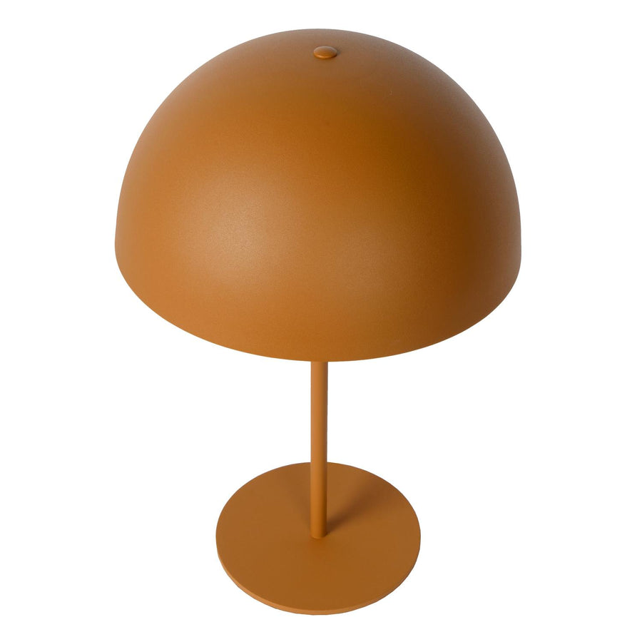 Lucide SIEMON tafellamp Ø 25 cm, E14, okergeel