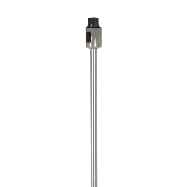 Vloerlamp noor 4431st – goud velours kap met geborsteld staal
