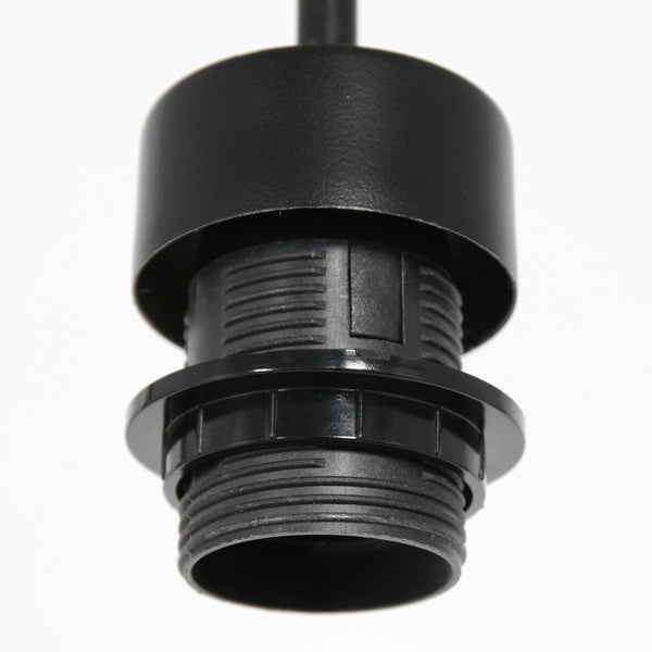 Hanglamp Sparkled Light 4476ZW – gevlochten bamboe in zwart en naturel