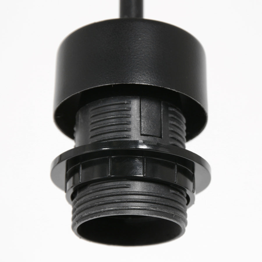 Hanglamp Sparkled Light 4476ZW – gevlochten bamboe in zwart en naturel