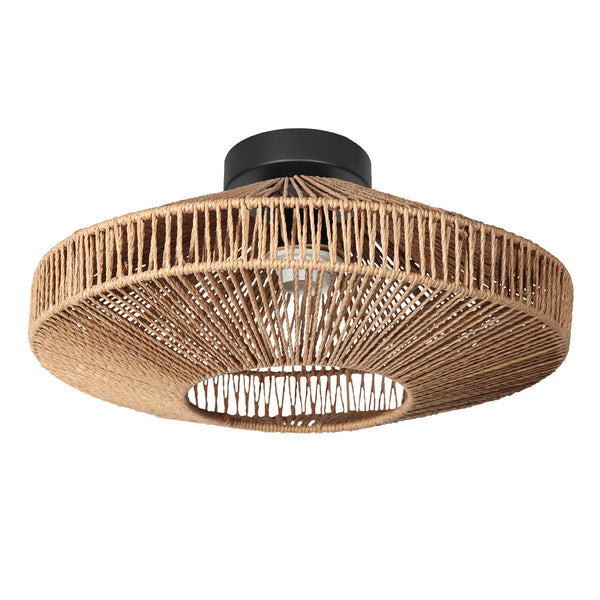 Plafondlamp ropex 4504zw – touwdesign, sfeervol en modern