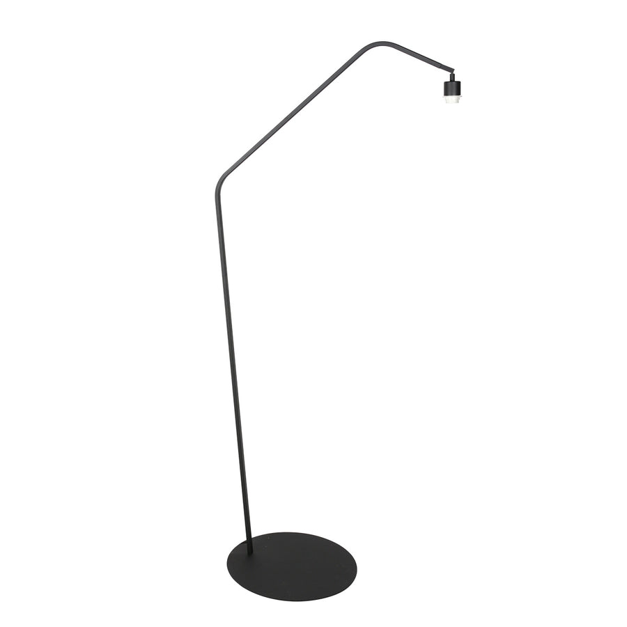 Zwarte vloerlamp zig-zag 4510zw – natuurlijk bamboe in speels silhouet