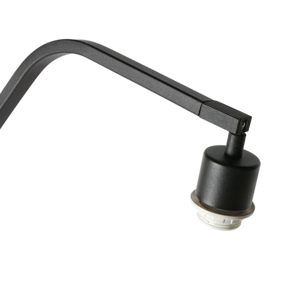 Zwarte vloerlamp zig-zag 4510zw – natuurlijk bamboe in speels silhouet