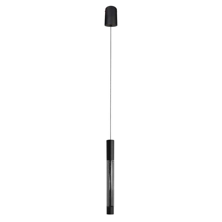 Hanglamp alisio 4577zw 1-lichts luxe glas in zwart