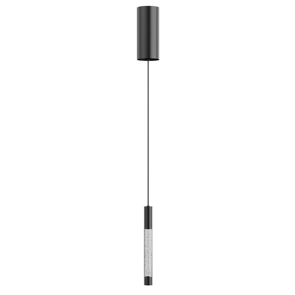 Hanglamp alisio 4577zw 1-lichts luxe glas in zwart