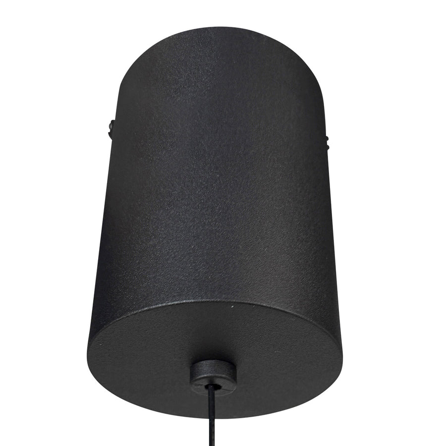 Hanglamp alisio 4577zw 1-lichts luxe glas in zwart