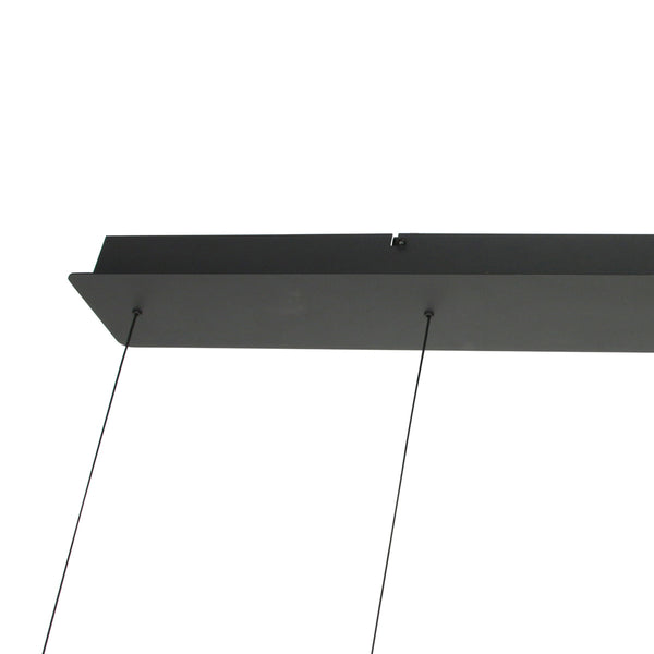 Hanglamp alisio 4578zw 5-lichts luxe glas in zwart