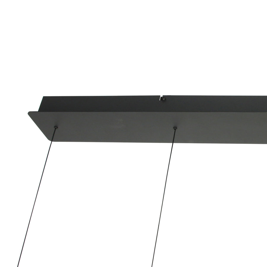 Hanglamp alisio 4578zw 5-lichts luxe glas in zwart