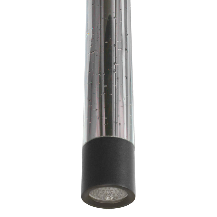 Hanglamp alisio 4578zw 5-lichts luxe glas in zwart