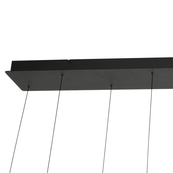 Hanglamp alisio 4581me 8-lichts luxe glas in messing