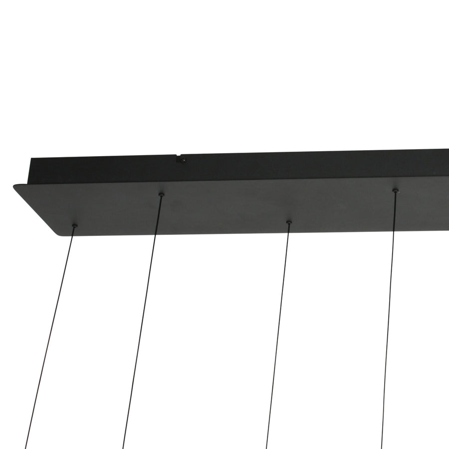 Hanglamp alisio 4581me 8-lichts luxe glas in messing