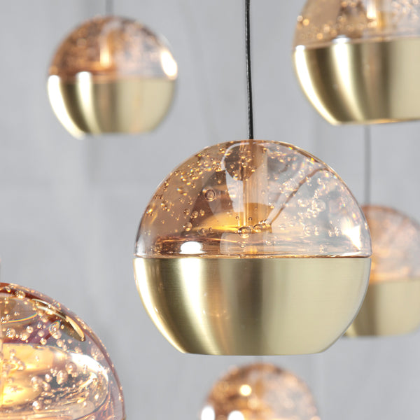 Belluno 4586me – luxe messing zwarte hanglamp met lift systeem