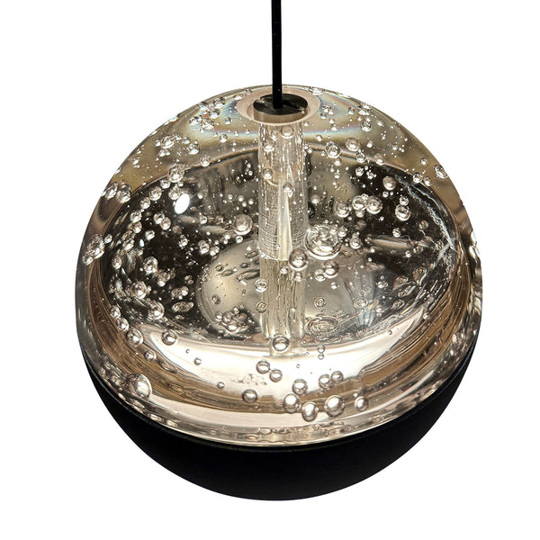 Belluno 4586zw – 5-lichts hanglamp met cable lift