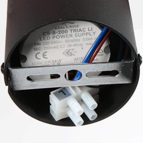 Belluno 4587zw – 1-lichts hanglamp zwart met cable lift