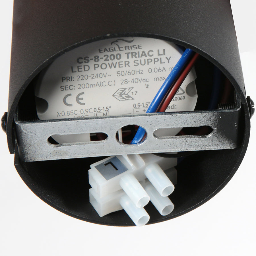 Belluno 4587zw – 1-lichts hanglamp zwart met cable lift