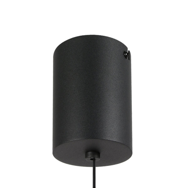Belluno 4587zw – 1-lichts hanglamp zwart met cable lift