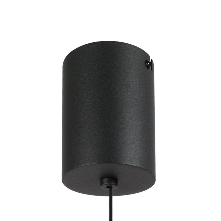 Belluno 4587zw – 1-lichts hanglamp zwart met cable lift