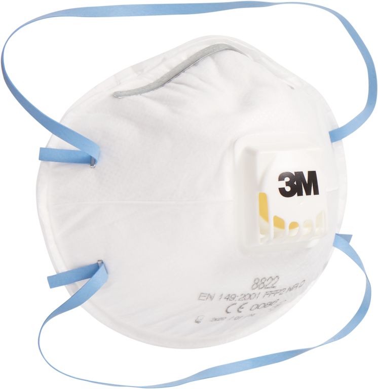 Masker met uitademventiel