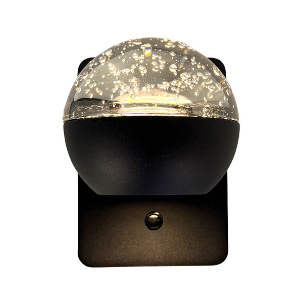Belluno 4588zw – zwarte 1-lichts wandlamp dimbaar