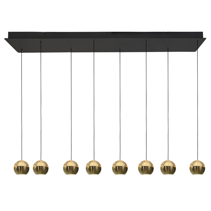Belluno 4592me – 8-lichts hanglamp met cable lift