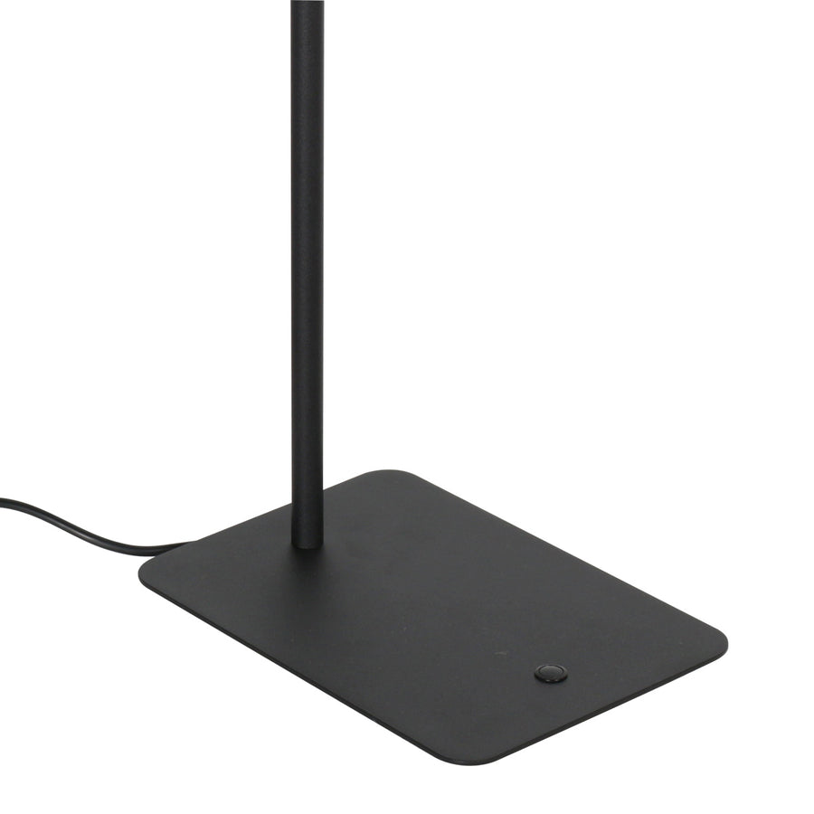 Tafellamp alisio 4593me 1-lichts luxe glas in messing met push dimmer