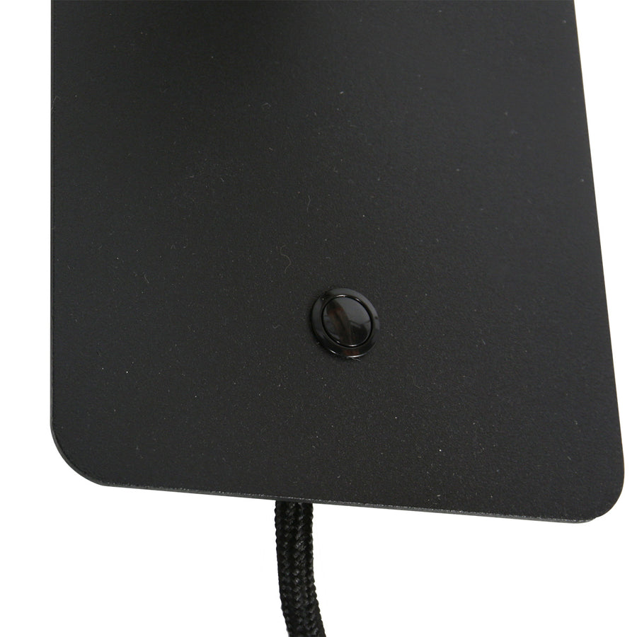 Wandlamp alisio 4594me luxe glas in messing met push dimmer
