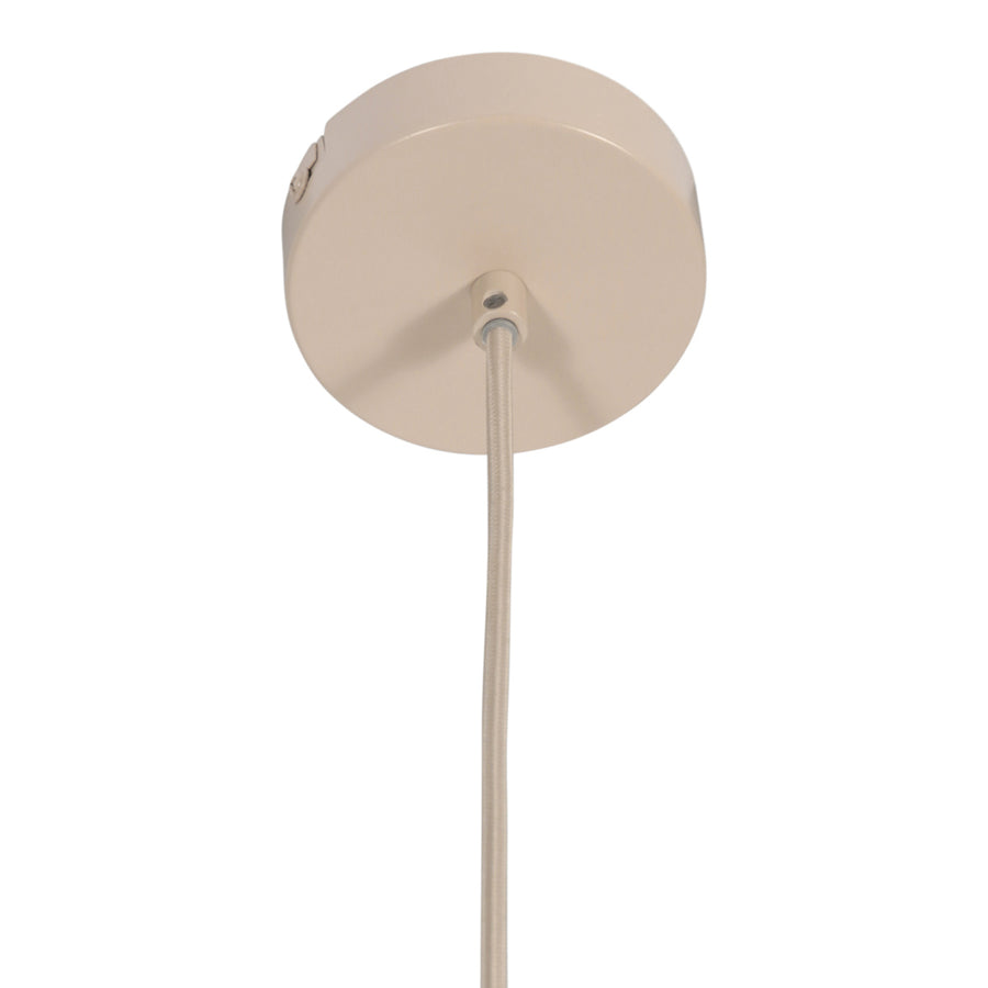 Travino 4598cr hanglamp – linnen & travertin in natuurlijke stijl