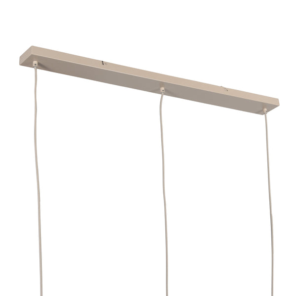 Travino 4599cr hanglamp – linnen & travertin, stijlvol boven tafel
