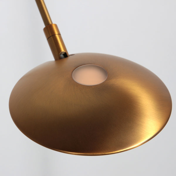 Leeslamp daphne 2 4601br - bronzen leeslamp met verstelbaar licht