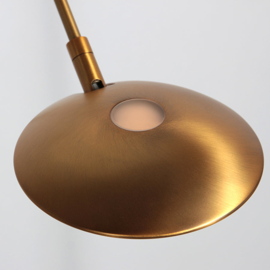 Leeslamp daphne 2 4601br - bronzen leeslamp met verstelbaar licht