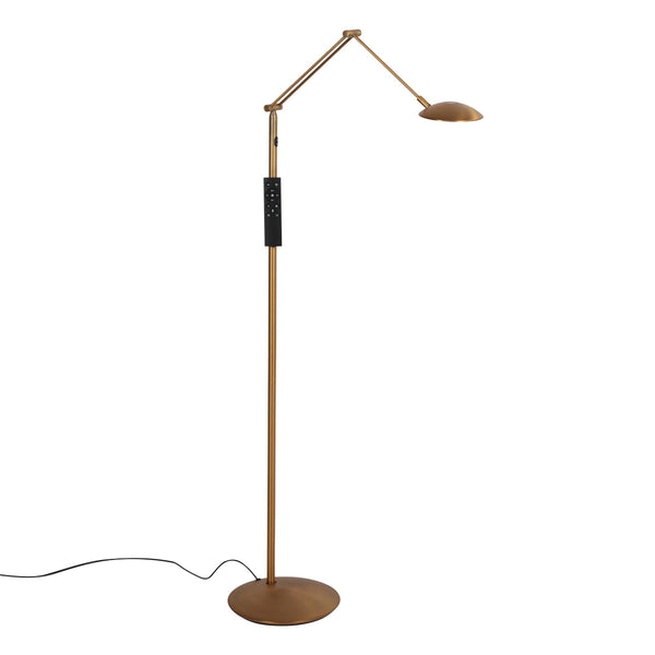 Leeslamp daphne 2 4601br - bronzen leeslamp met verstelbaar licht