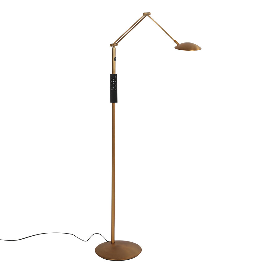 Leeslamp daphne 2 4601br - bronzen leeslamp met verstelbaar licht