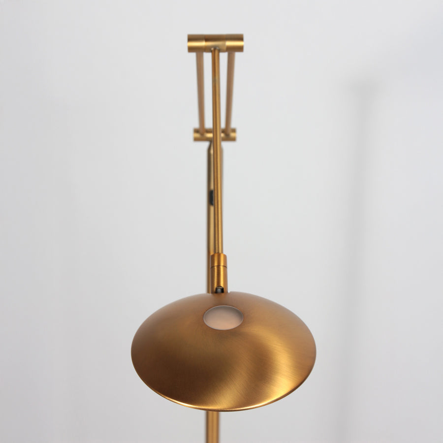Leeslamp daphne 2 4601br - bronzen leeslamp met verstelbaar licht