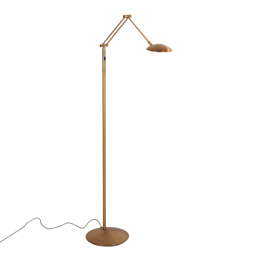 Leeslamp daphne 2 4601br - bronzen leeslamp met verstelbaar licht