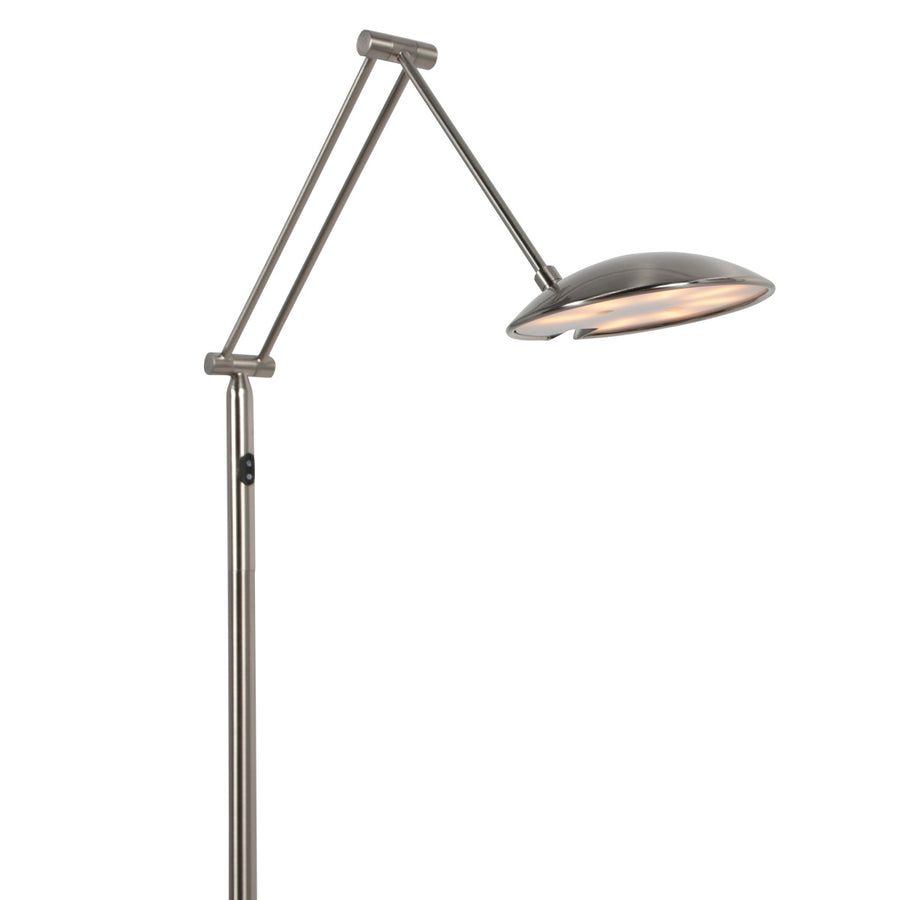 Leeslamp daphne 2 4601st - stalen leeslamp met verstelbaar licht