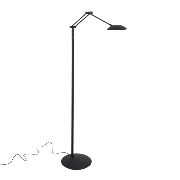 Leeslamp daphne 2 4601zw - zwarte leeslamp met verstelbaar licht