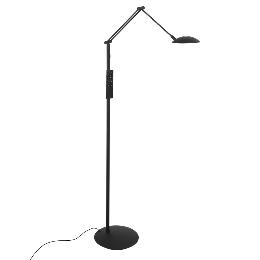 Leeslamp daphne 2 4601zw - zwarte leeslamp met verstelbaar licht