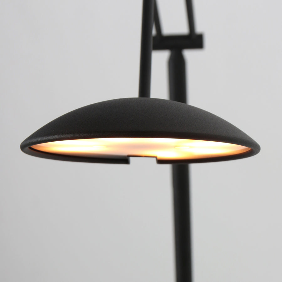 Leeslamp daphne 2 4601zw - zwarte leeslamp met verstelbaar licht