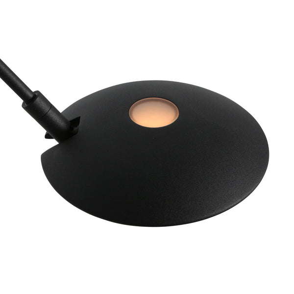 Leeslamp daphne 2 4601zw - zwarte leeslamp met verstelbaar licht