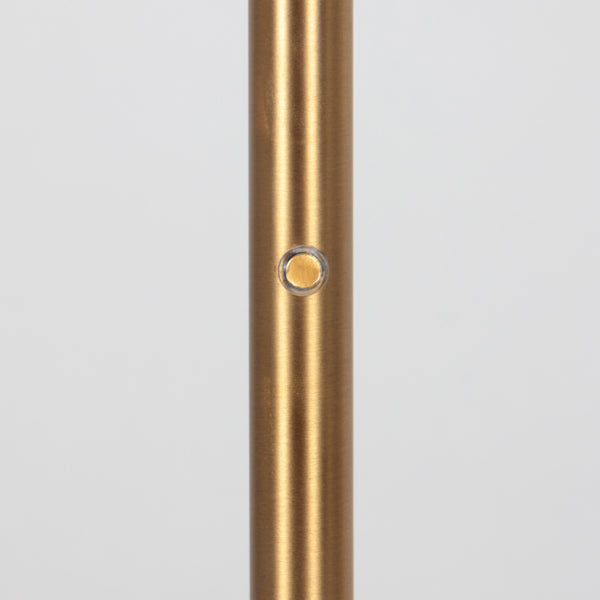 Leeslamp glowgo 4603br – bronzen vloerlamp met accu en dimmer